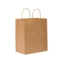 [BISTRO] 10x6.75x12" Bistro Bag Kraft Shopping Handle