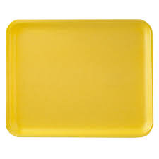 Foam Tray 20S Yellow 8.5x6.5x.63"