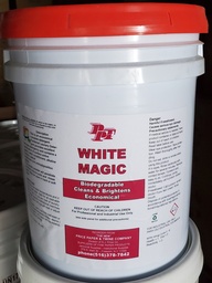 [WHITE MAGIC] Laundry Detergent Soap Powder 50 lb Pail