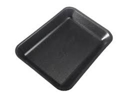 [8PBLACK] Foam Tray 8H 8P Black 10x8x1.13"