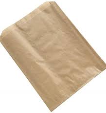 [300414] Sandwich Bag 6x.75x6.5" Greaseproof Kraft