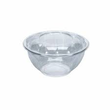 [PTSB24-D175] 24 oz Clear Swirl Bowl Combo PET